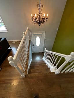 Elegant Staircase Handrail Remodeling thumbnail 4